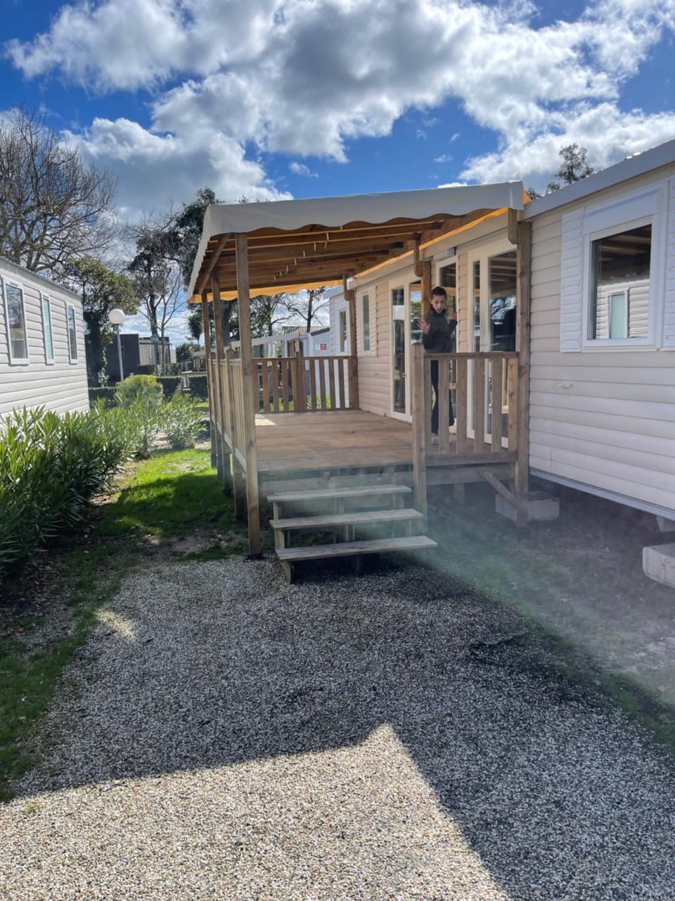 Property building, Patio