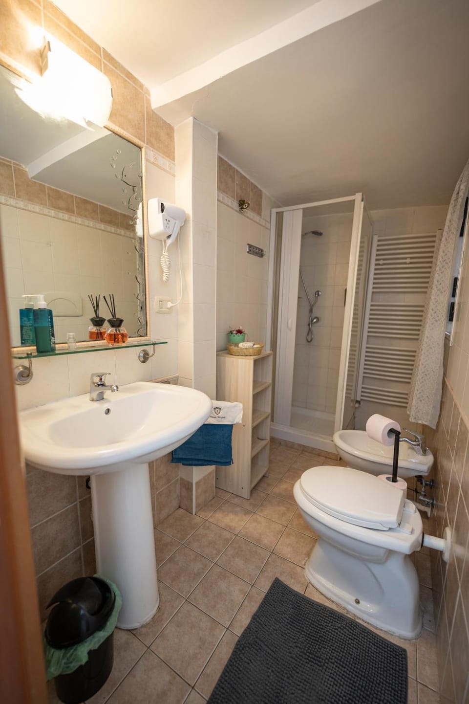 Shower, Toilet, Bathroom, bidet, towels