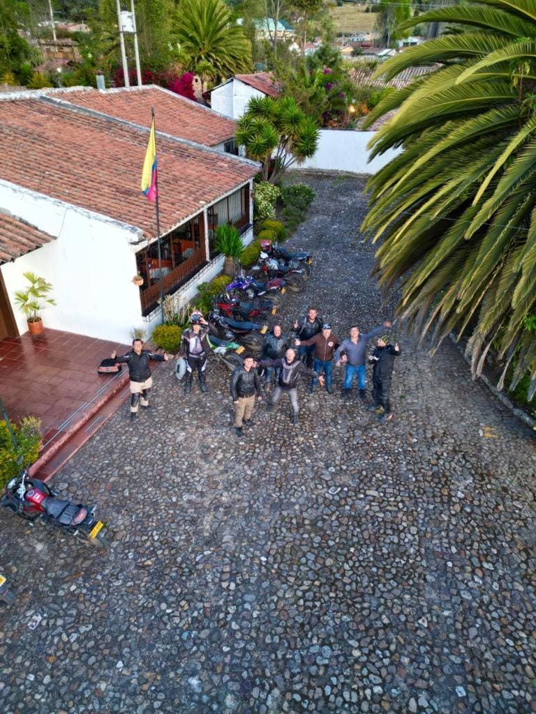 Property building, group of guests