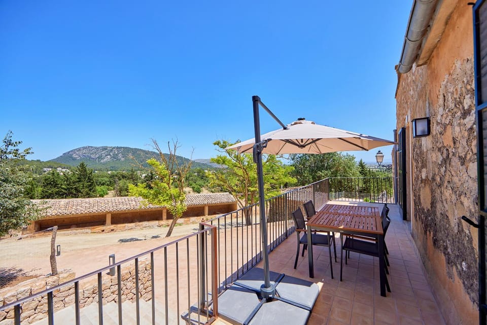 Patio, Day, Natural landscape, View (from property/room), Balcony/Terrace, Mountain view