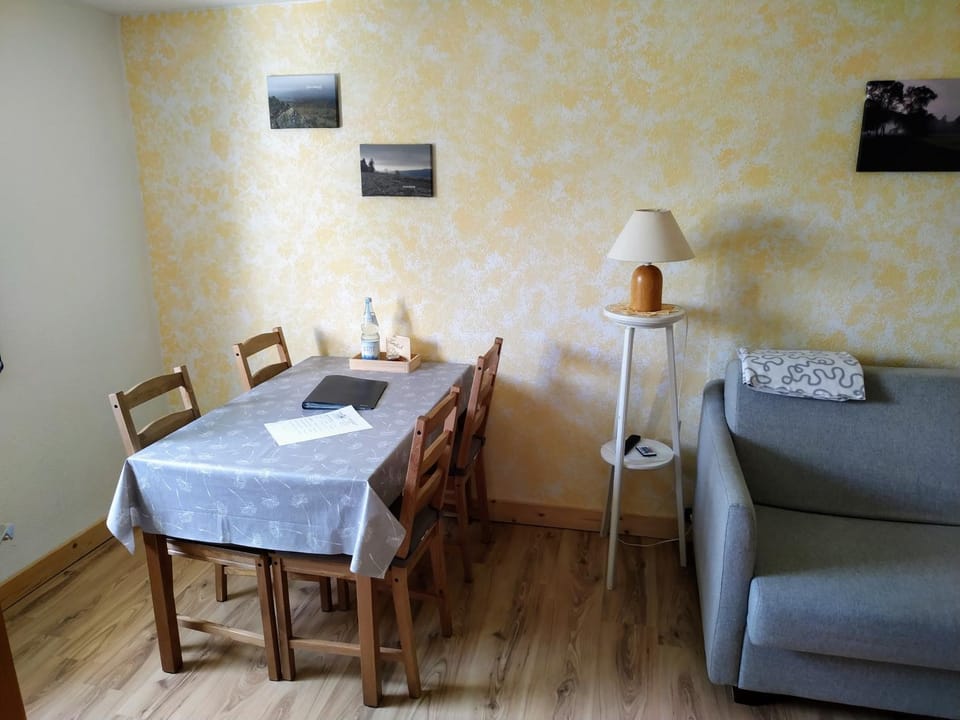 Living room, Seating area, Dining area