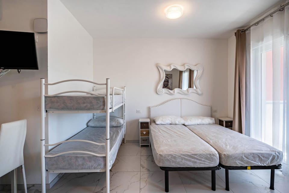 Property building, Living room, Bedroom
