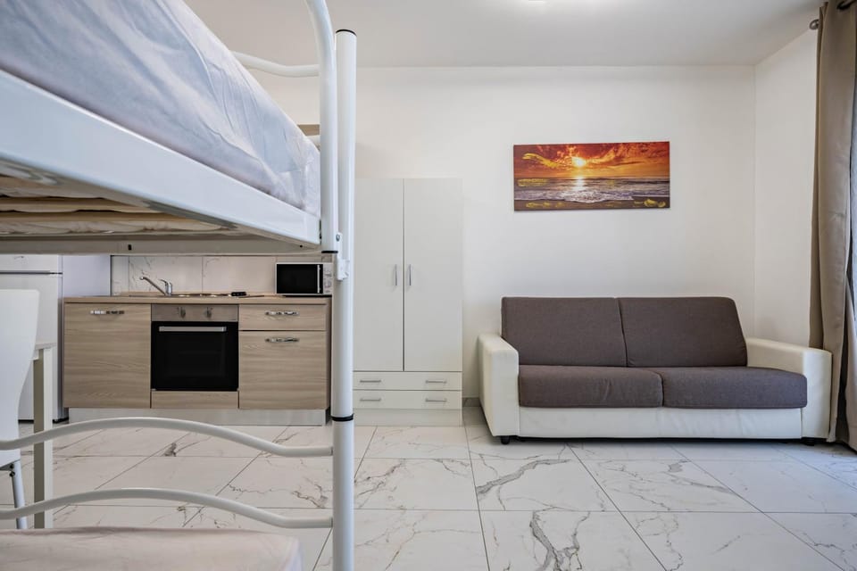 Property building, Living room, Bedroom