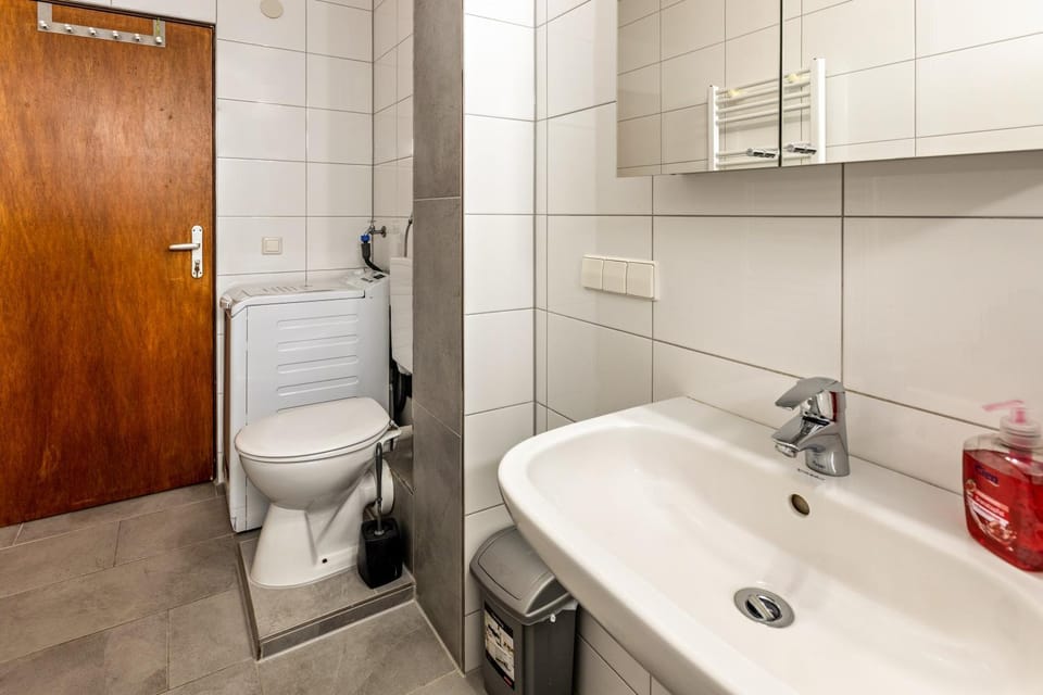 Bathroom, Living room