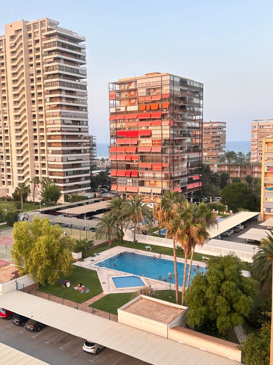 Day, Pool view, Swimming pool, Parking