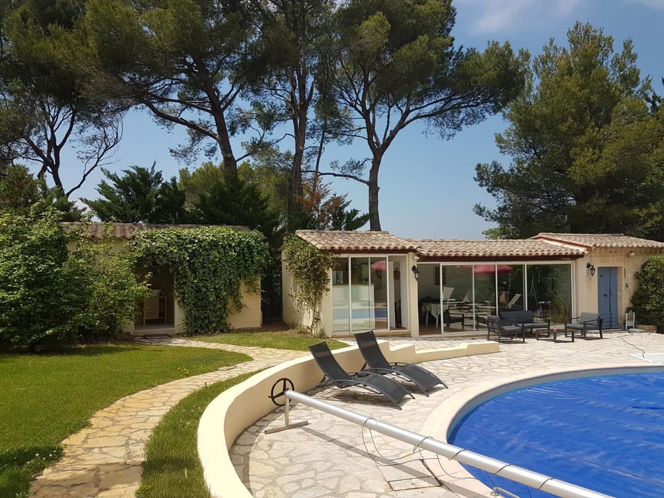 Garden, Swimming pool, sunbed
