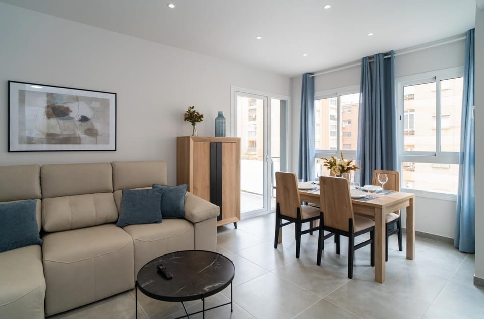 Living room, Seating area, Dining area