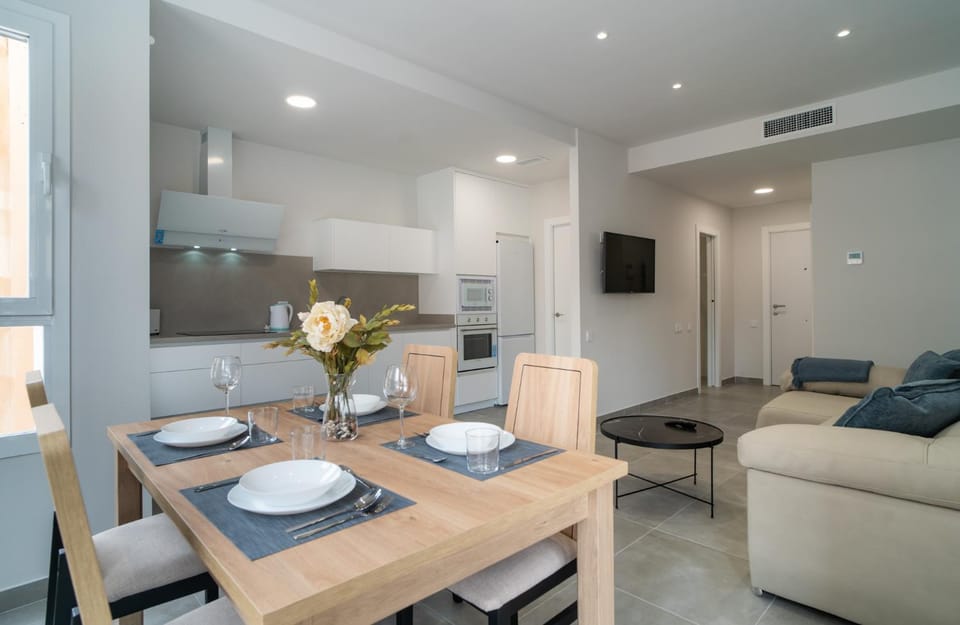 Living room, Seating area, Dining area