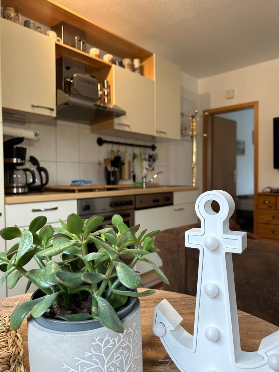 Kitchen or kitchenette, Dining area, stove