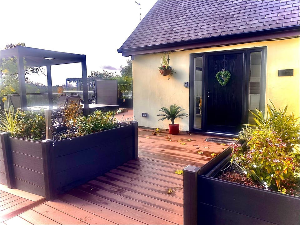 Property building, Garden view