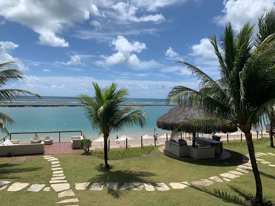 Garden, Sea view