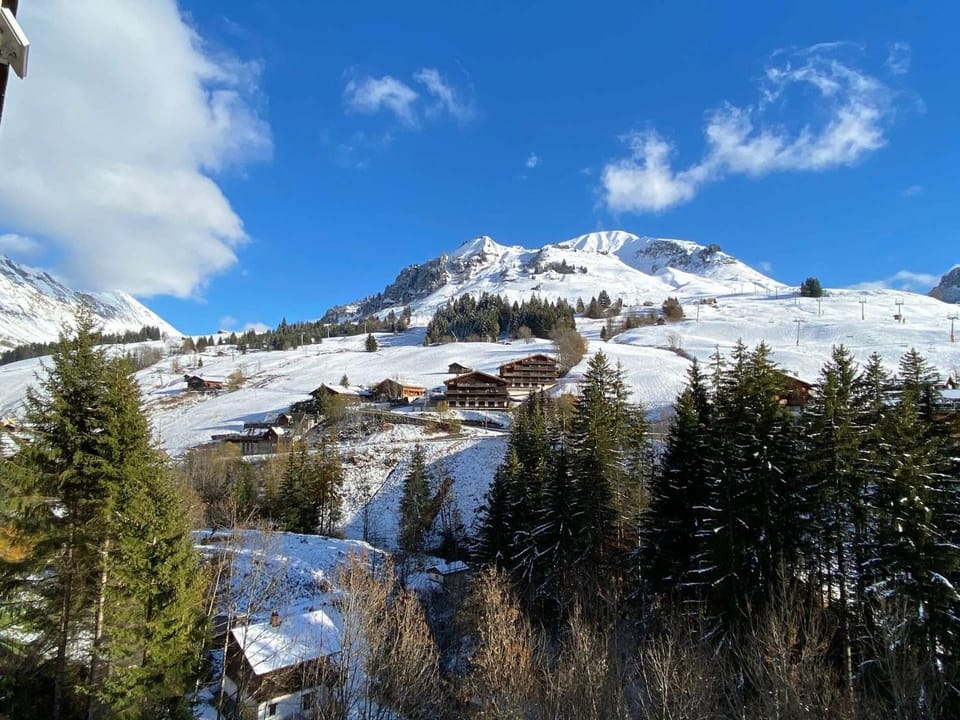 Studio confortable au centre du Chinaillon, proche commerces et pistes, avec ménage inclus - FR-1-241-239 Apartment in Le Grand-Bornand