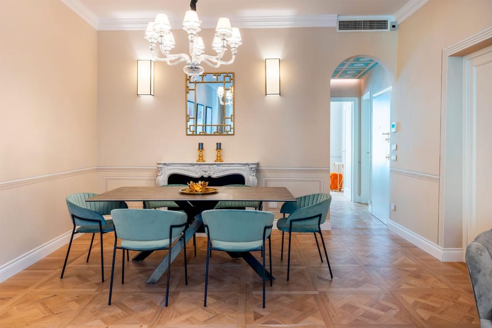 Living room, Seating area, Dining area, air conditioner