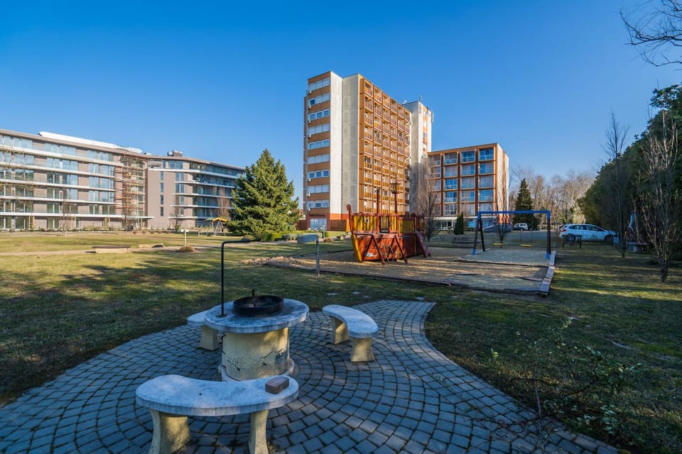 Property building, BBQ facilities, Children play ground, Garden