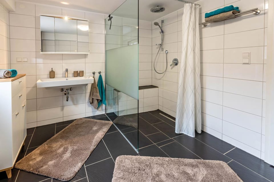 Bathroom, Living room