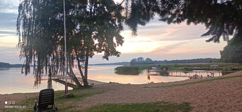 Children play ground, Beach, Lake view, Sunset