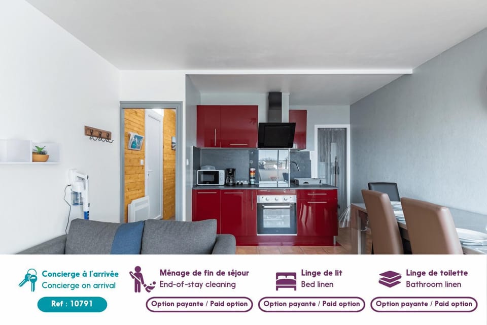 À 600m de la plages des Becs, appartement pour 2 Apartment in Saint-Jean-de-Monts