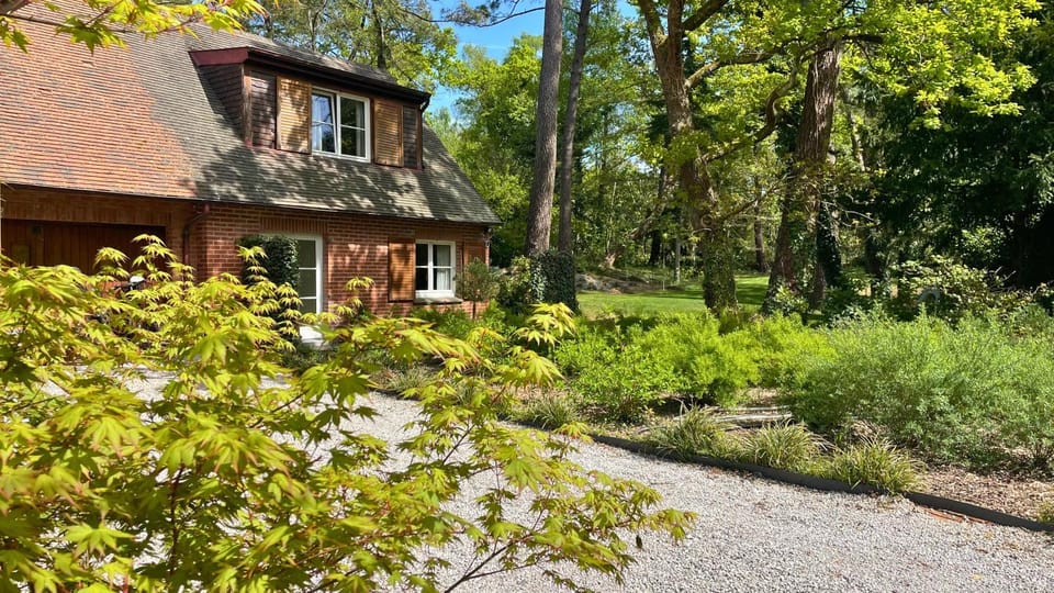Property building, Spring, Day, Natural landscape, Garden, Garden view