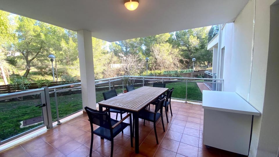 Patio, Balcony/Terrace, Garden view