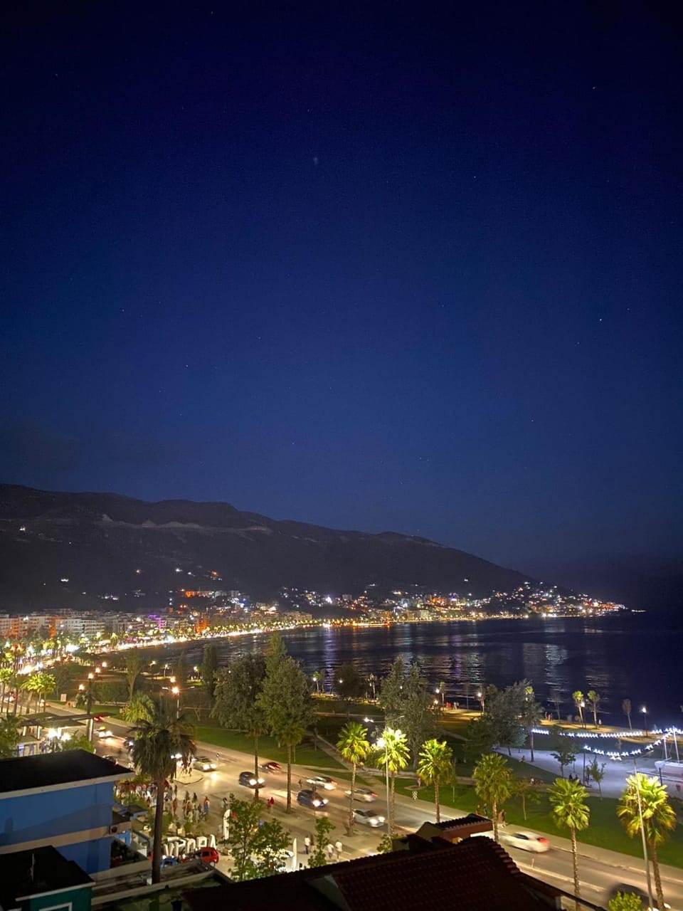 Night, Sea view