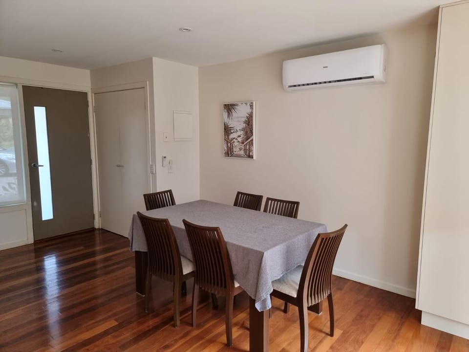 Dining area, air conditioner