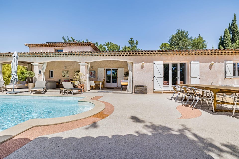 Property building, Patio, Day, Swimming pool