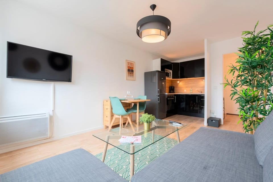 Lille, fully-equipped apartment with parking space Apartment in Lille