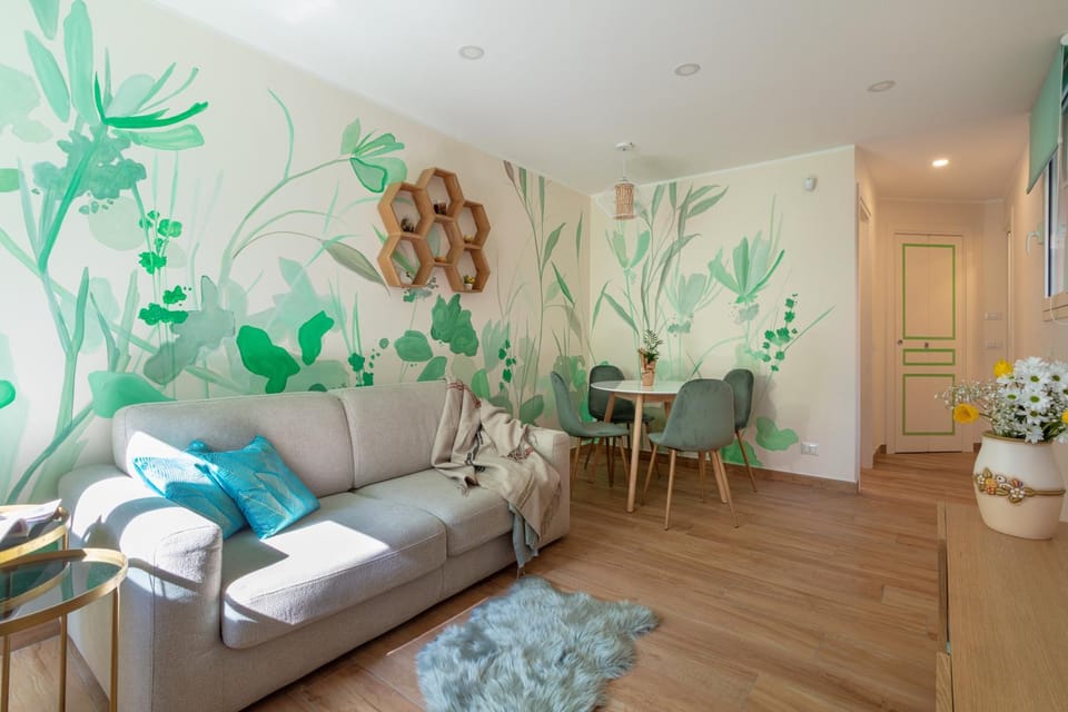 Bed, Living room