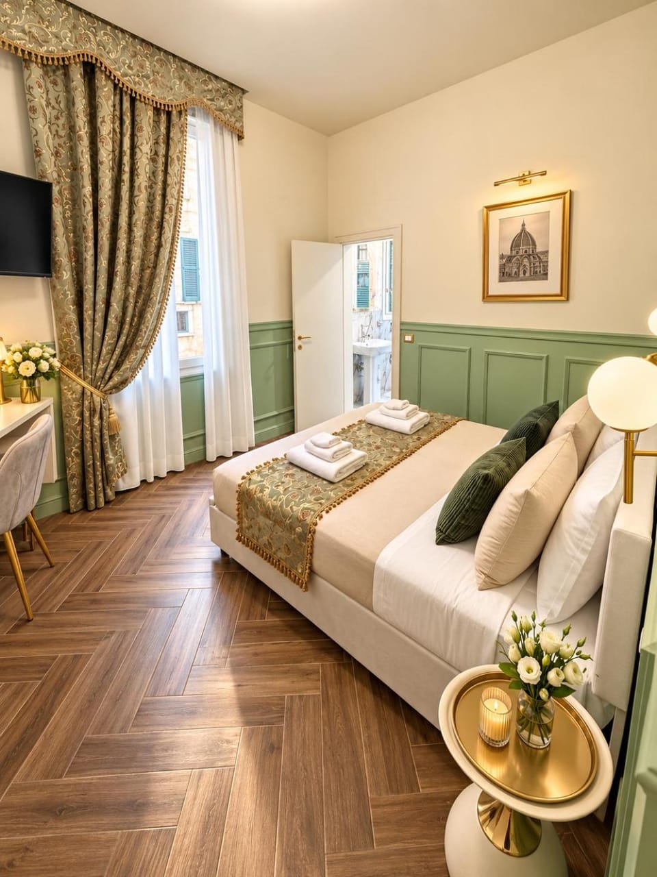 Photo of the whole room, furniture