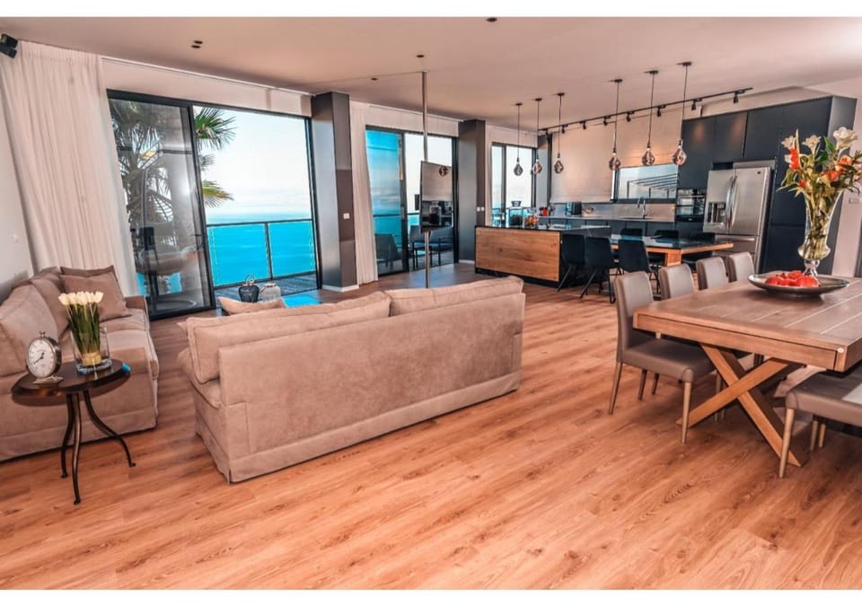 View (from property/room), Living room, Sea view