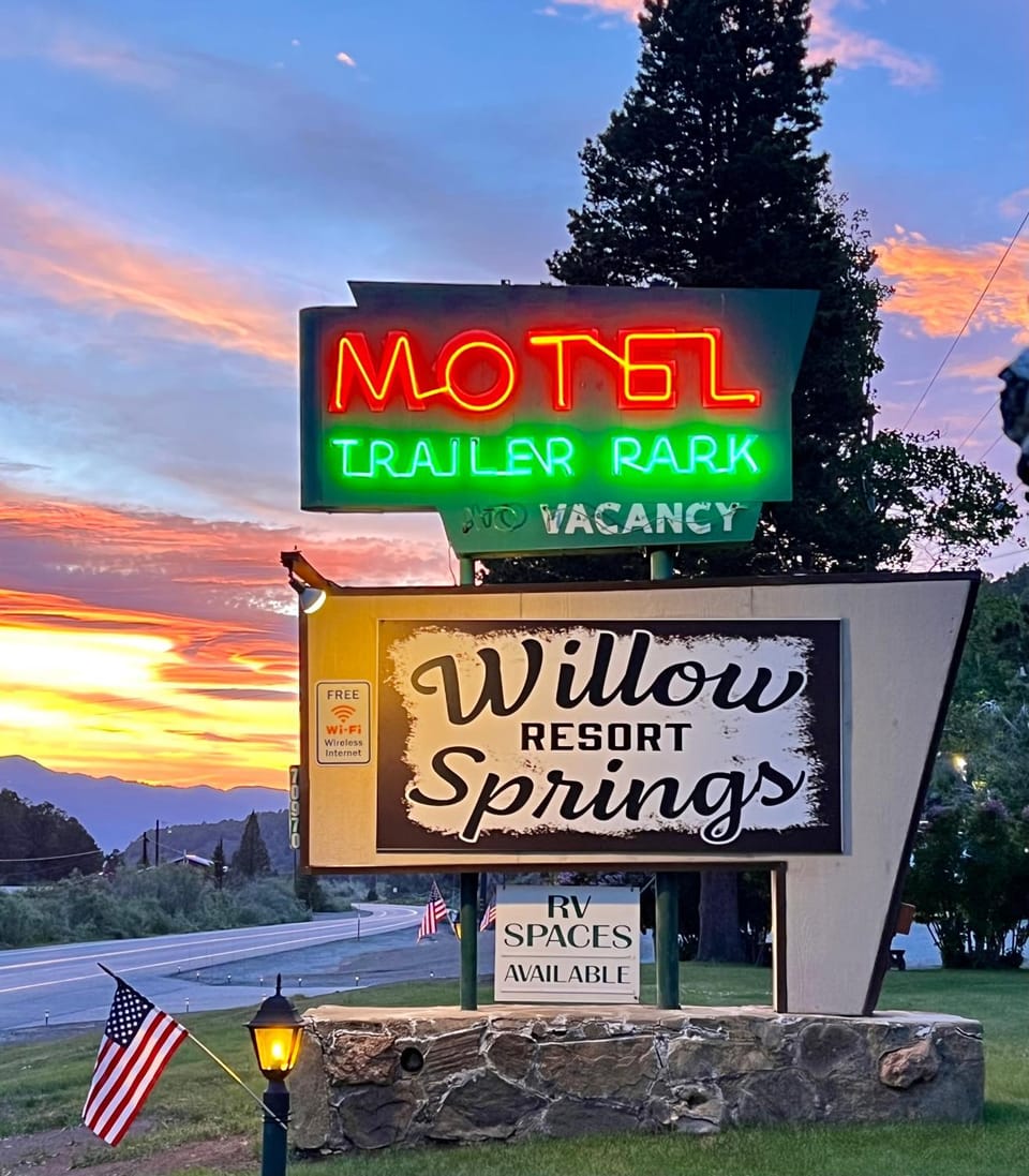 Willow Springs Resort Campground/ 
RV Resort in Sierra Nevada