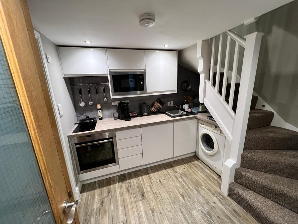 Photo of the whole room, internet, minibar, pet friendly, stove, toaster, washing machine, kitchen