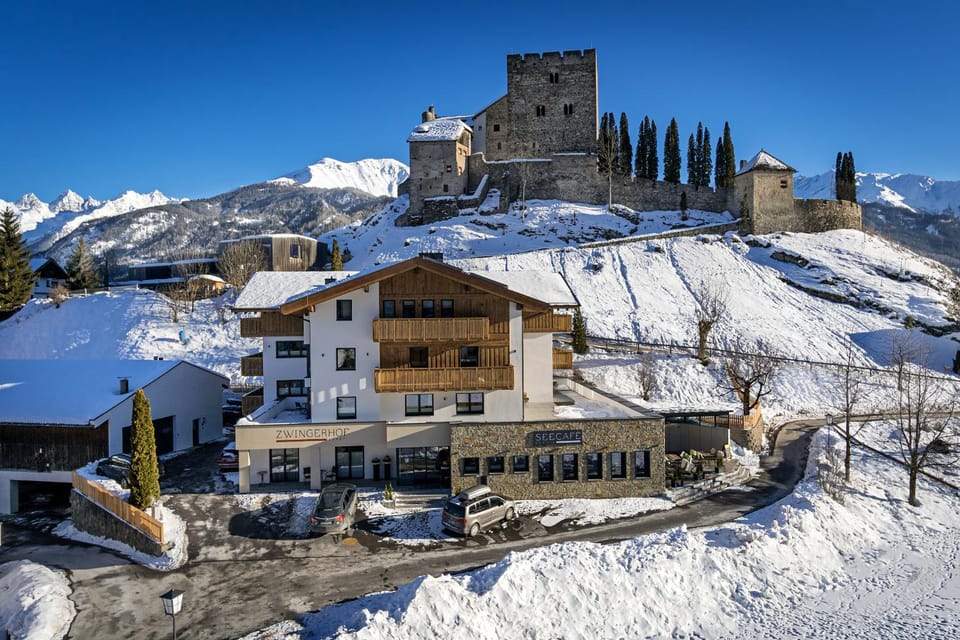 Property building, Nearby landmark, Winter