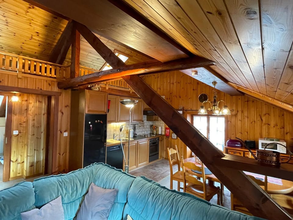 Kitchen or kitchenette, Living room, Seating area, minibar, pet friendly, stove