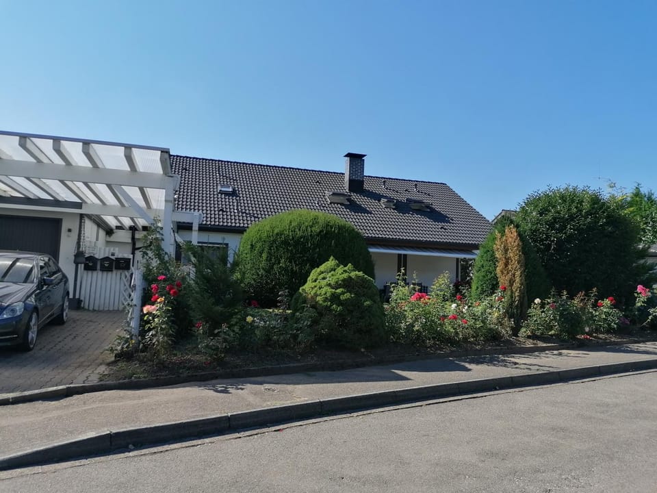 Property building, Garden, Garden view, Parking