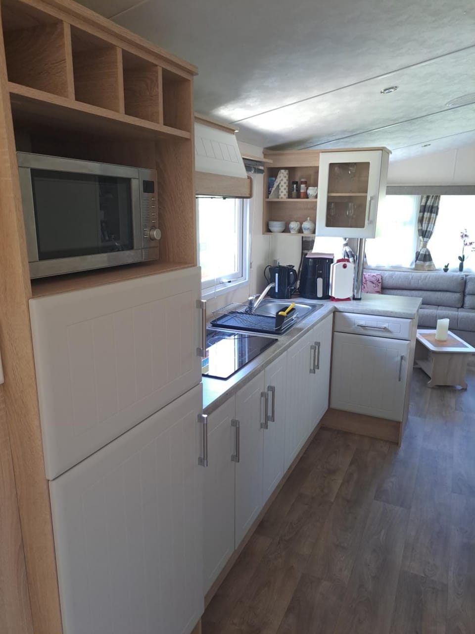 Kitchen or kitchenette, stove, kitchen