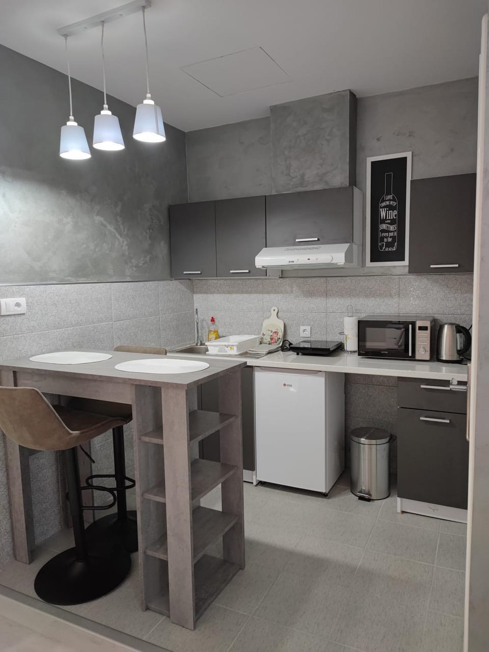 Coffee/tea facilities, Kitchen or kitchenette, dishwasher, minibar, toaster
