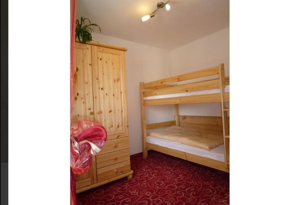 Bed, Photo of the whole room, bunk bed, wardrobe