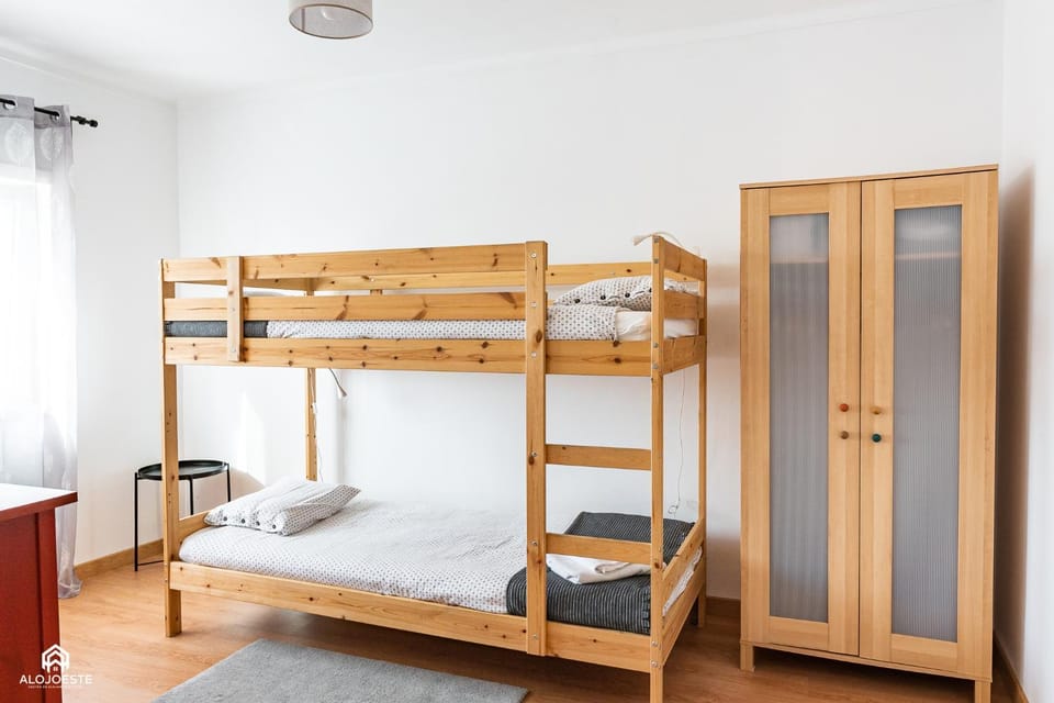 Photo of the whole room, Bedroom, bunk bed