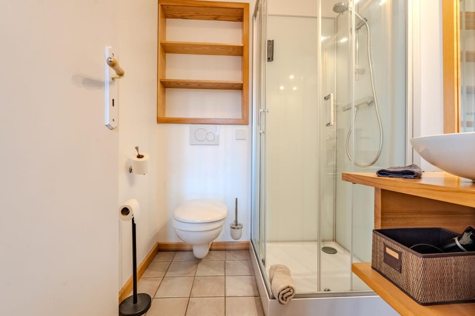 Shower, Toilet, Bathroom, towels