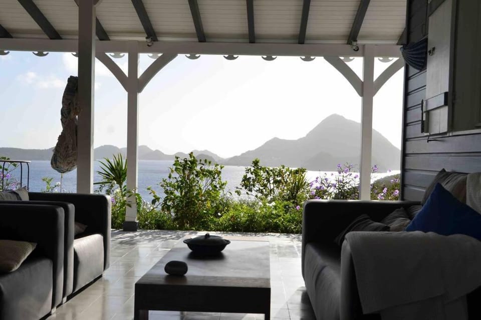 Patio, Living room, Sea view