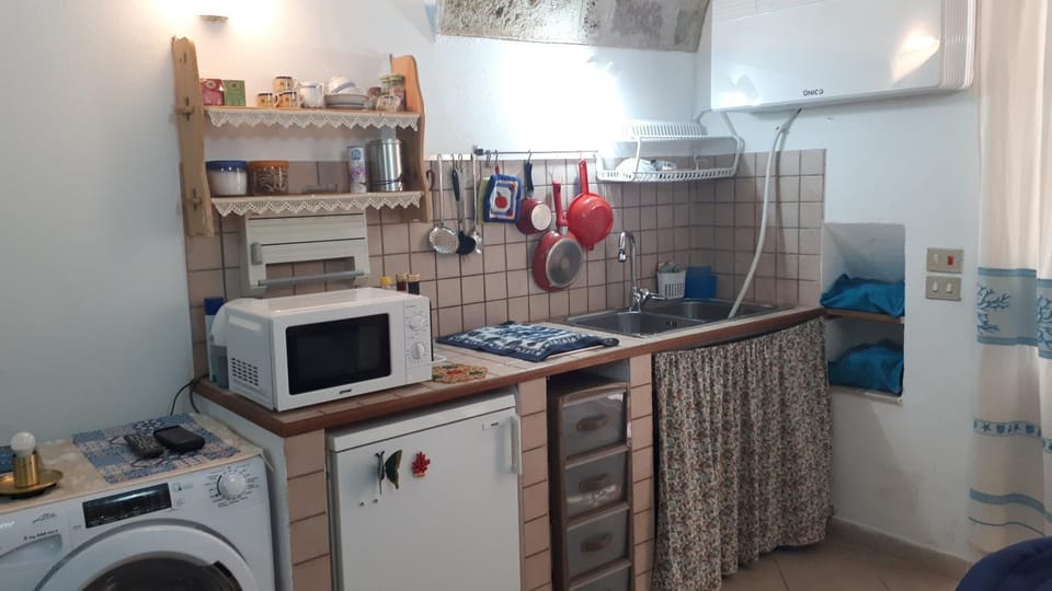 Kitchen or kitchenette, minibar, washing machine