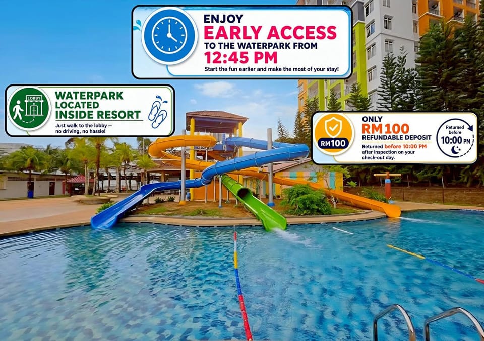 Day, Property logo or sign, Aqua park, Logo/Certificate/Sign, Text overlay, Pool view, Swimming pool, Certificate/Award, Facility for disabled guests, acessibility