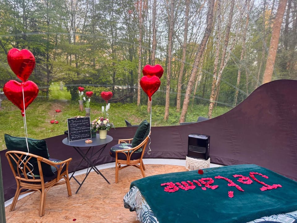 Logement insolite "Bubble jungle" Luxury tent in Finistere