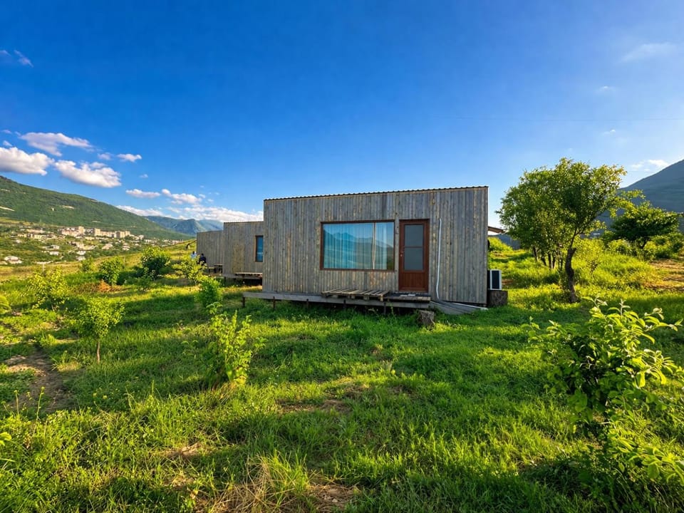 Property building, Natural landscape, Mountain view