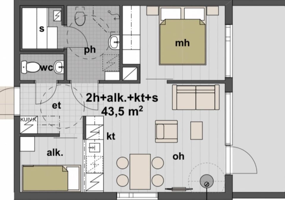 Levi, Tunturisaukko, ski-inn chalet Apartment in Lapland