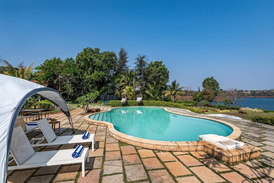 Patio, Day, View (from property/room), View (from property/room), Lake view, Lake view, Mountain view, Mountain view, Pool view, Pool view, Swimming pool, Swimming pool, Swimming pool, sunbed, towels, towels