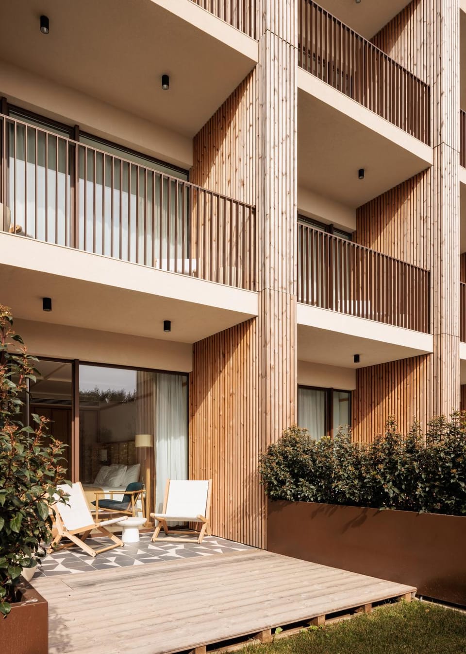Balcony/Terrace, sunbed