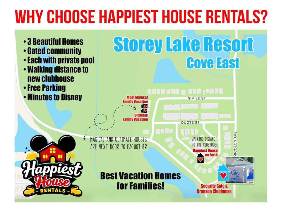 Magical Family Vacation Home near Disney World at Storey Lake, Star Wars Gameroom, Pool, Theater, Mickey Slide, Sleeps up to 28 House in Kissimmee