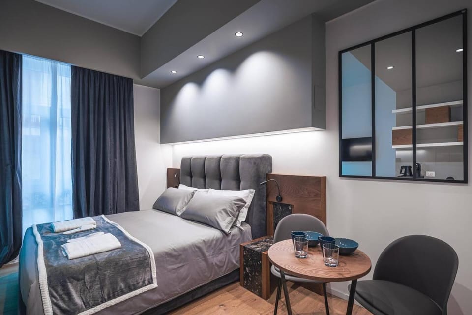 Bed, Living room, Photo of the whole room, Bedroom, hair dresser